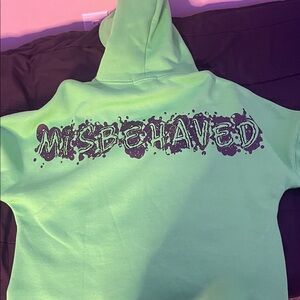 Focus 2000 Kids Lime Green Hoodie